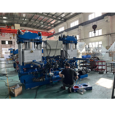 有名ブランド PLC 300ton 青い色 ゴム シリコン 熱圧機 ゴム製品 自動車部品の製造