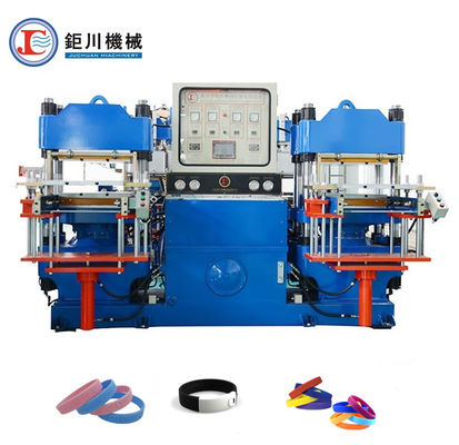 中国工場からゴムシリコンの腕帯を作る高効率の水力フューリカニゼーションホットプレス製造機械